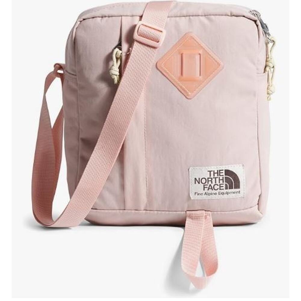 THE NORTH FACE Berkeley Crossbody Bag Pink Moss/Gravel BRAND NEW